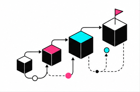 AI agent reasoning backward from a goal to decide which information is actually needed before taking action